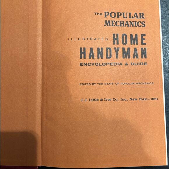 Vintage 1961 Popular Mechanics Home Handyman Encyclopedia & Guide, Vol. 10, HC - Picture 3 of 4
